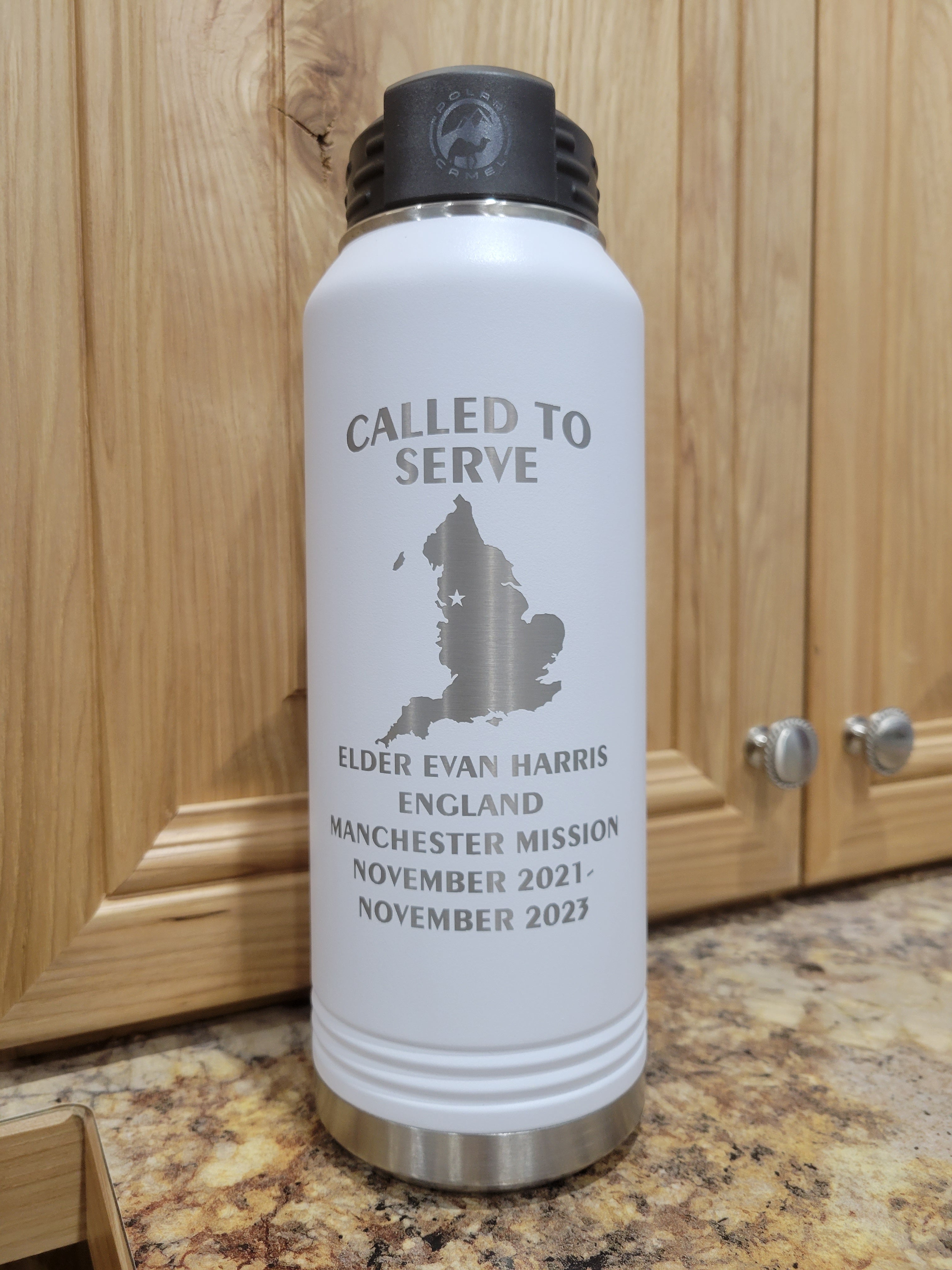LDS Missionary 32 ounce Water Bottle