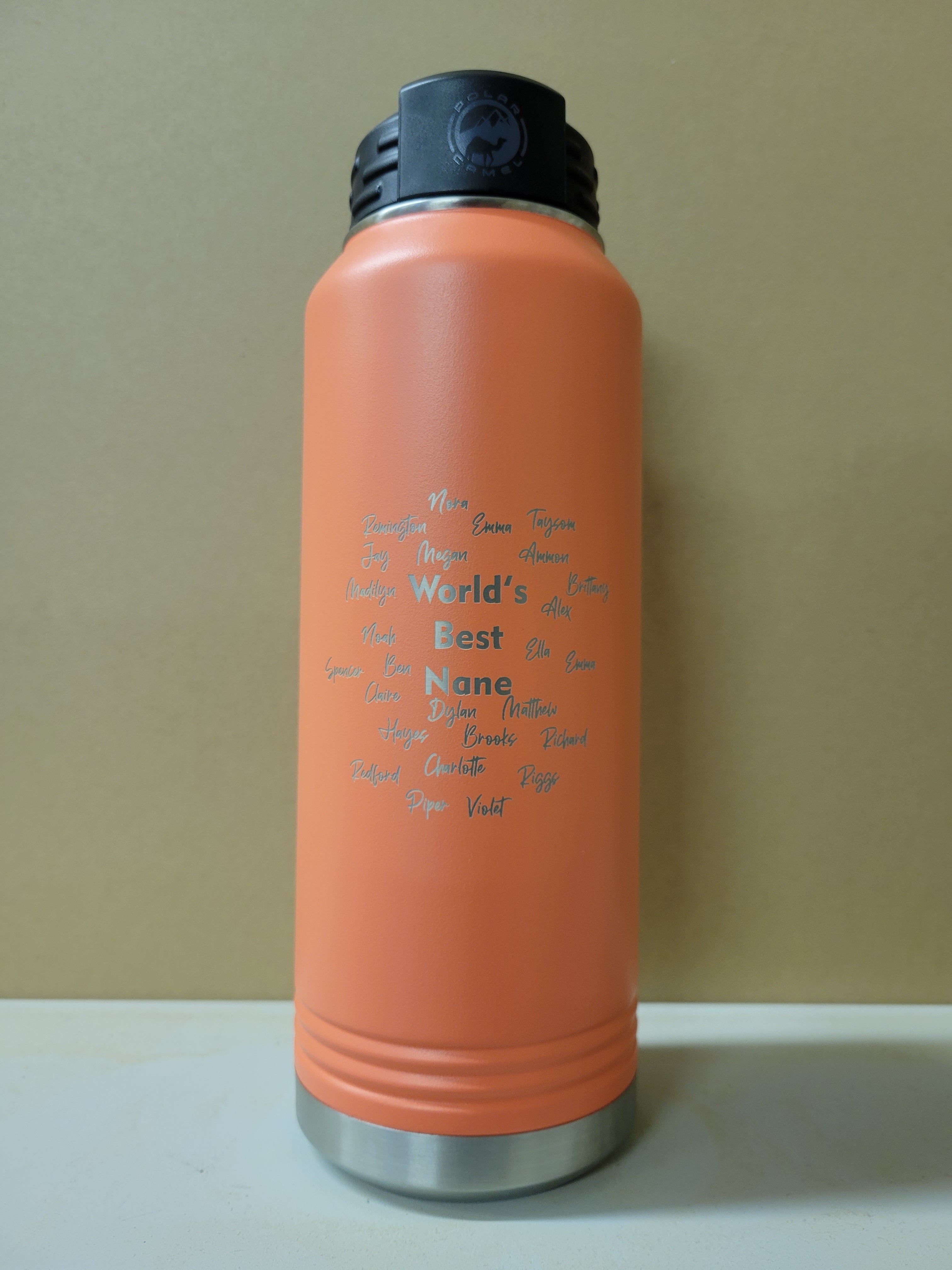 Family Themed 32 ounce Water Bottle