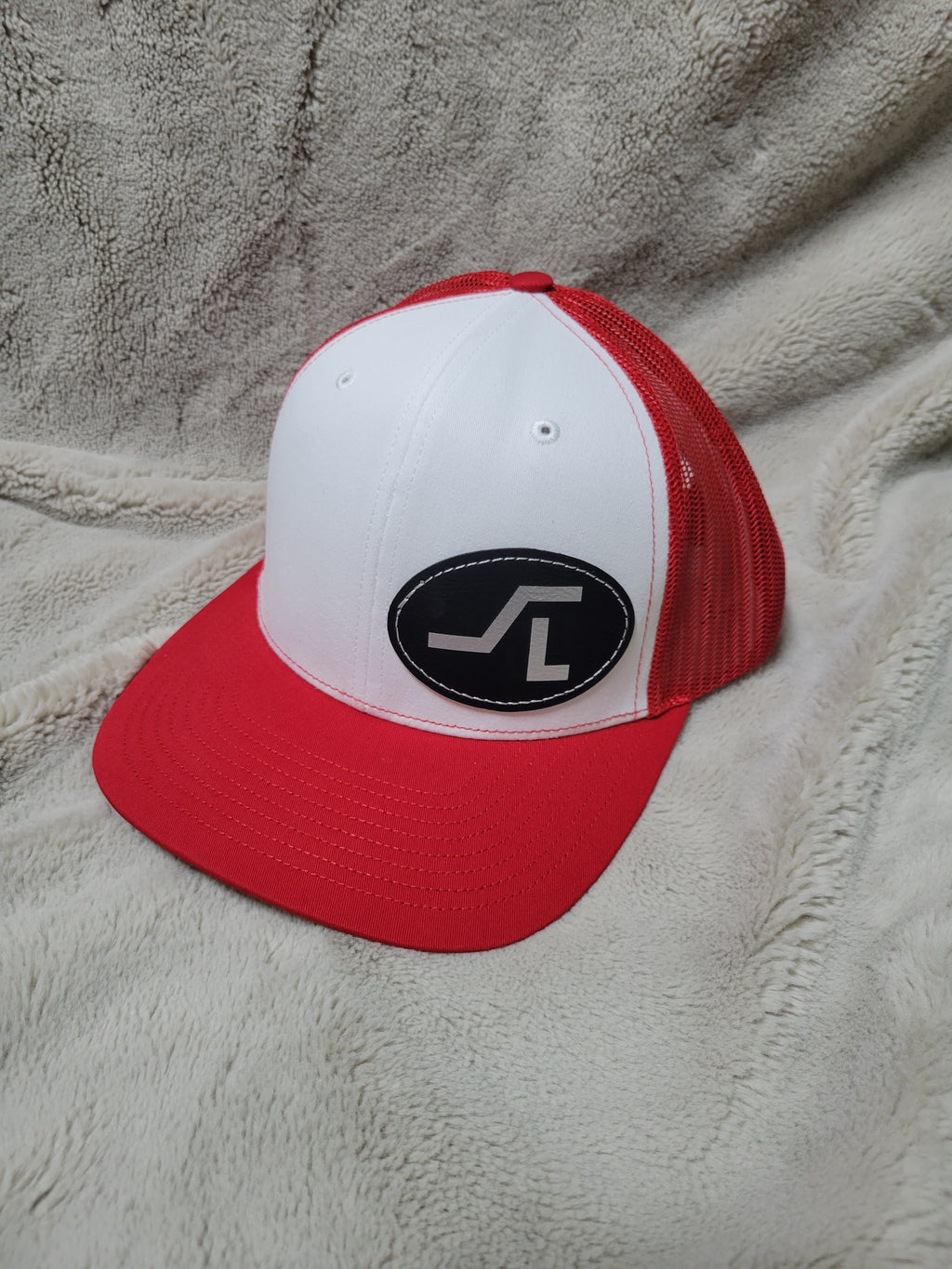 Customized Hats - Richardson 112 with oval leatherette patch