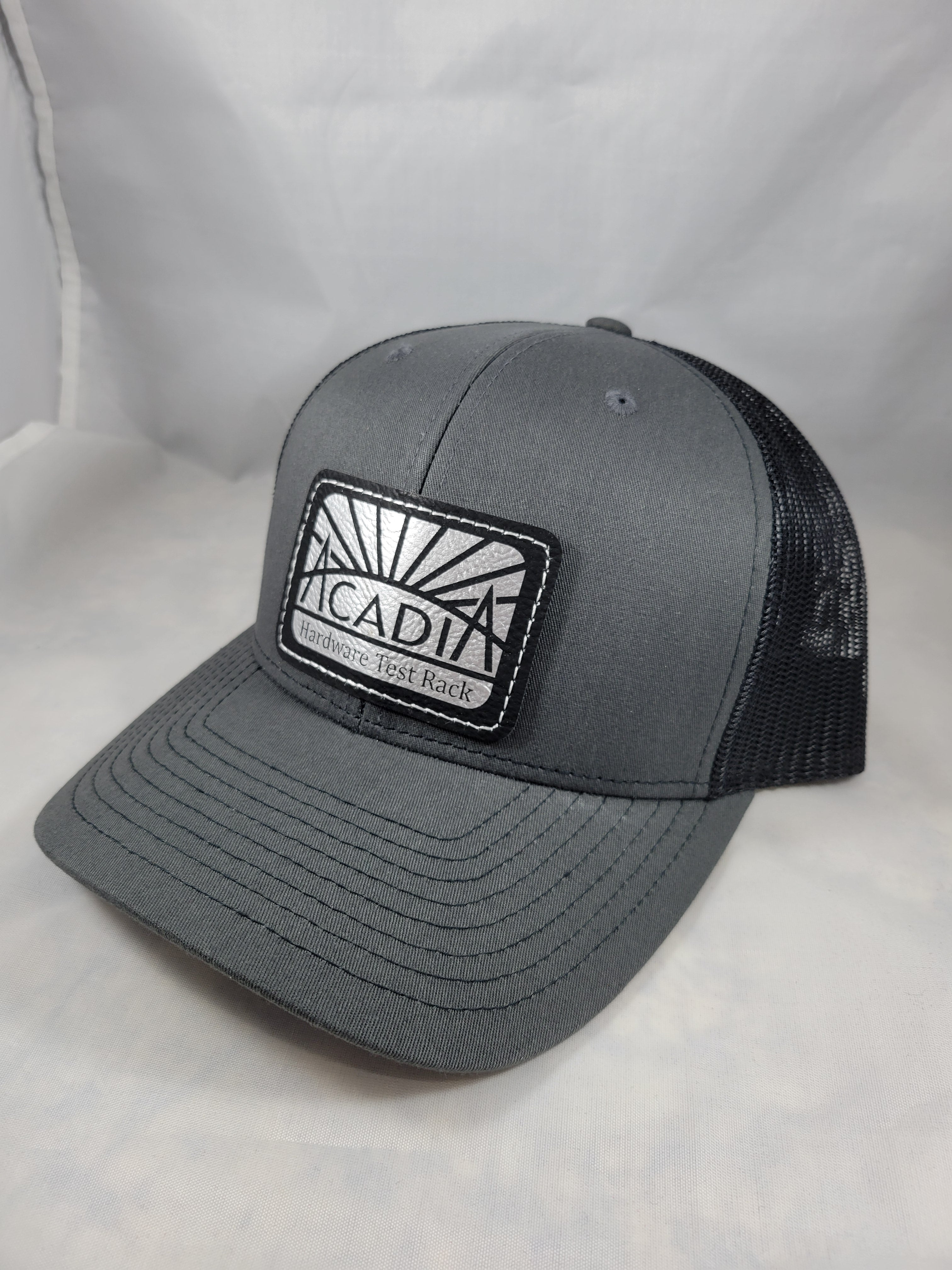 Customized Hats - Richardson 112 with rectangle leatherette patch