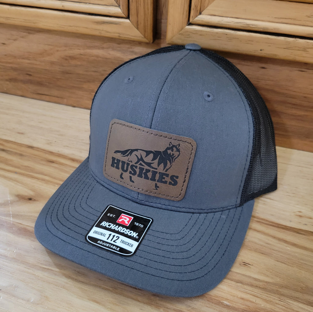 Customized Hats - Richardson 112 with rectangle leatherette patch