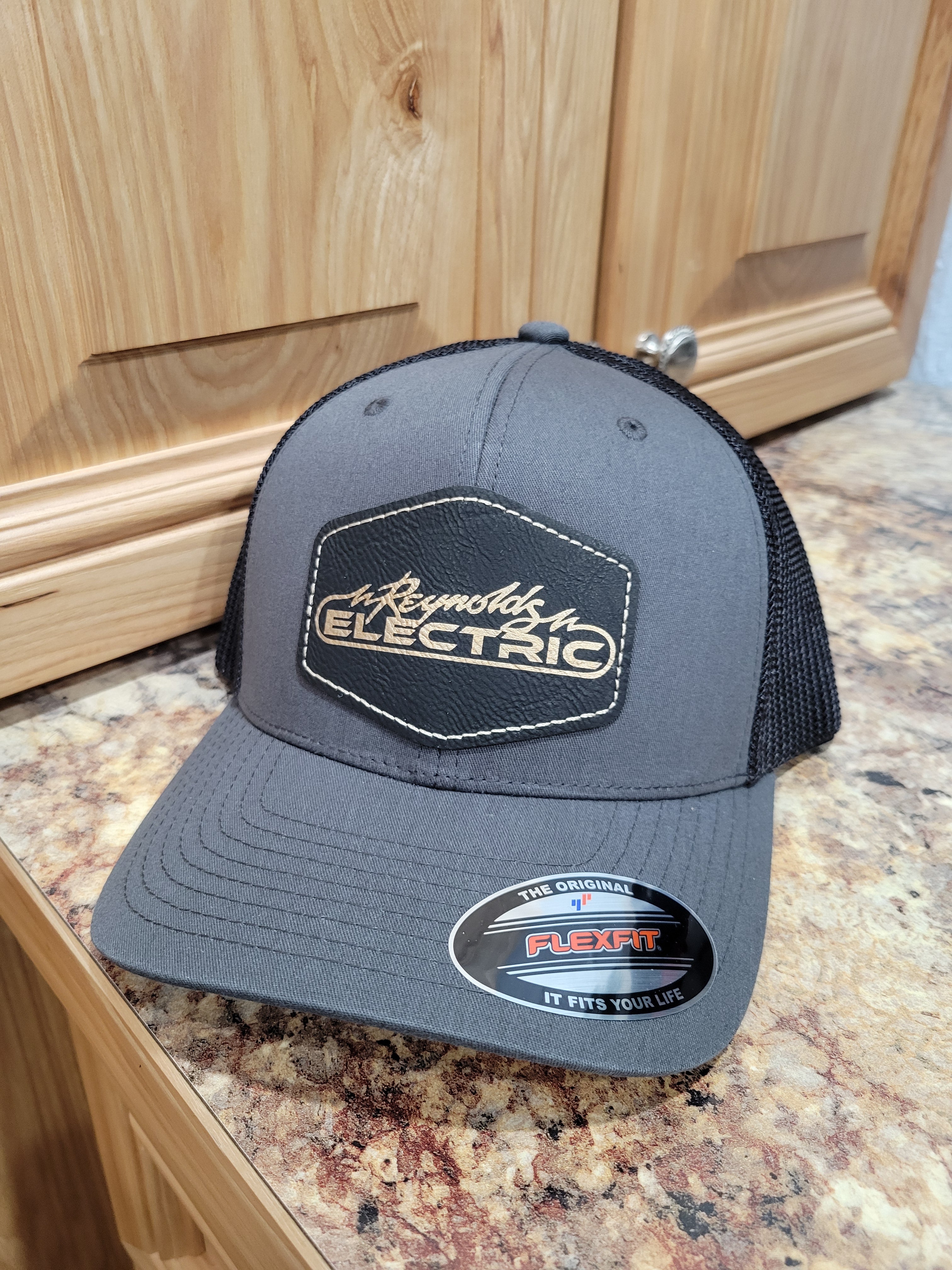 Customized Hats - Richardson 112 with hex leatherette patch
