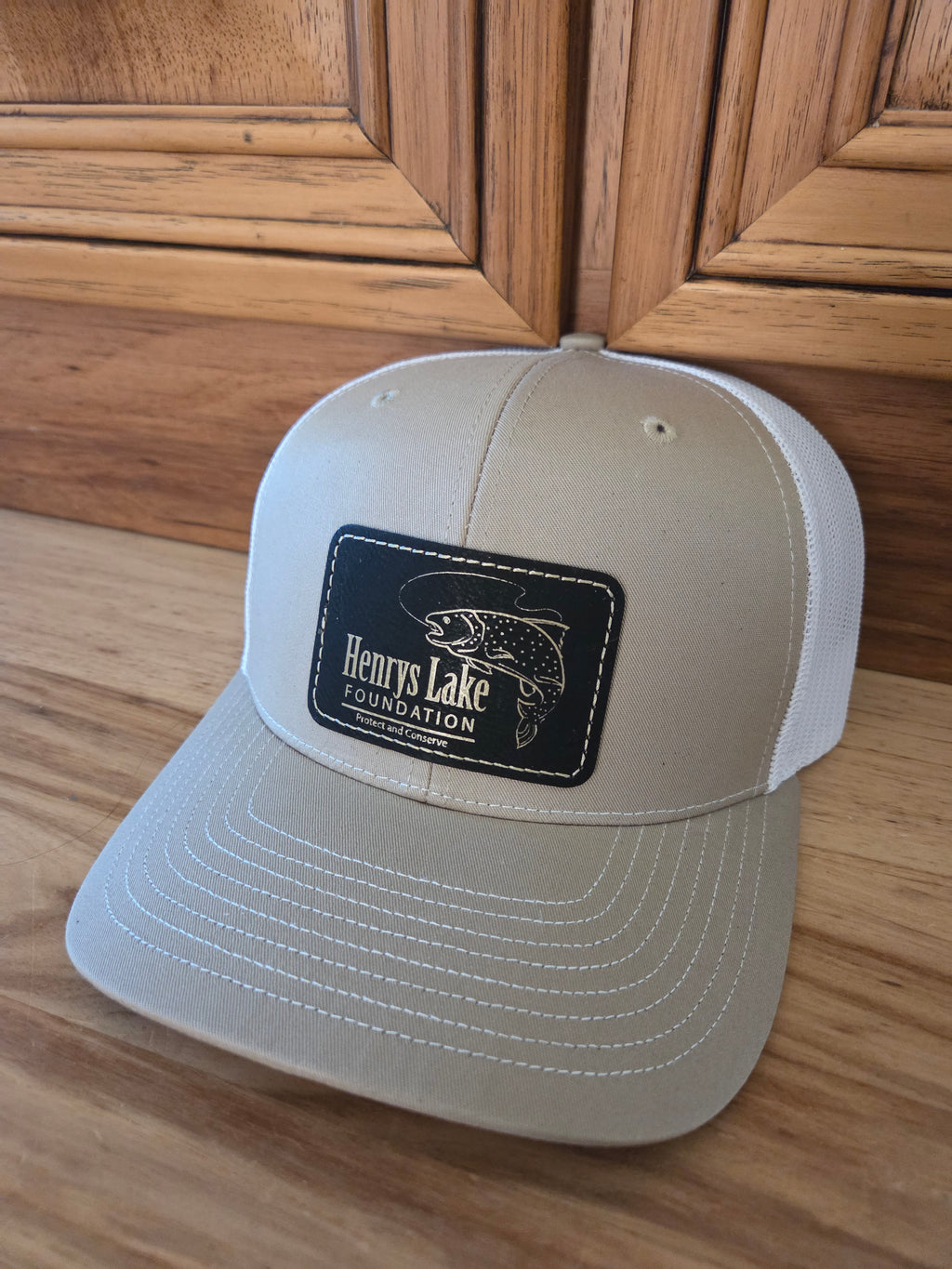 Customized Hats - Richardson 112 with rectangle leatherette patch