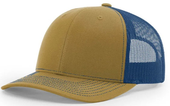 Customized Hats - Richardson 112 with hex leatherette patch