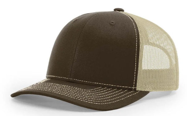 Customized Hats - Richardson 112 with hex leatherette patch
