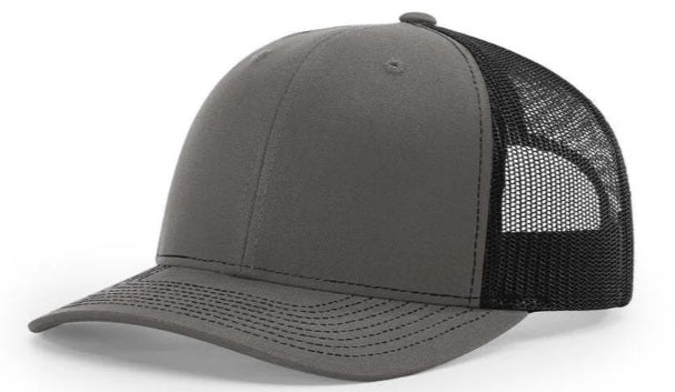 Customized Hats - Richardson 112 with square leatherette patch