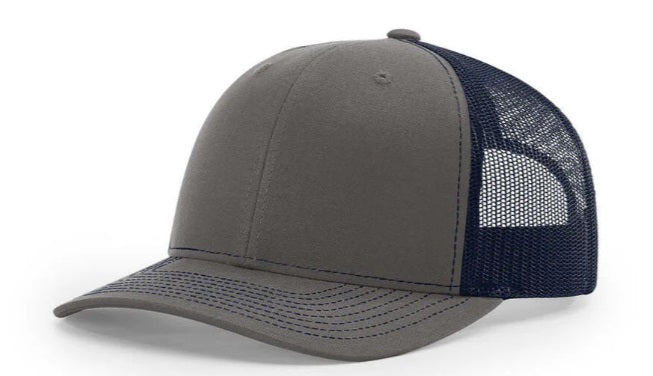 Customized Hats - Richardson 112 with rectangle leatherette patch