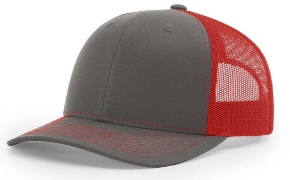Customized Hats - Richardson 112 with rectangle leatherette patch
