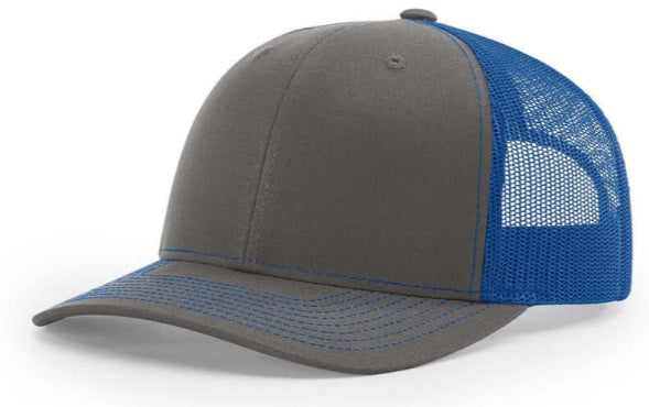 Customized Hats - Richardson 112 with rectangle leatherette patch