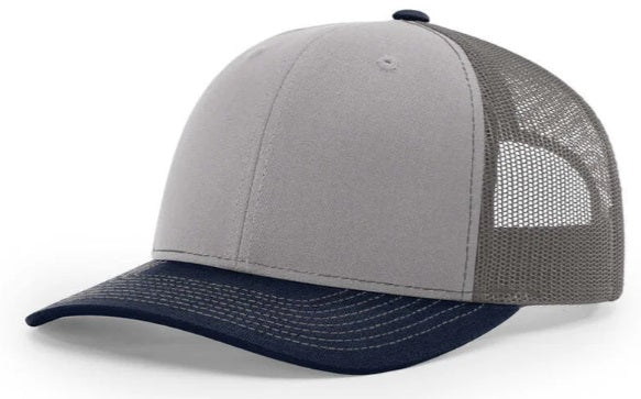 Customized Hats - Richardson 112 with rectangle leatherette patch