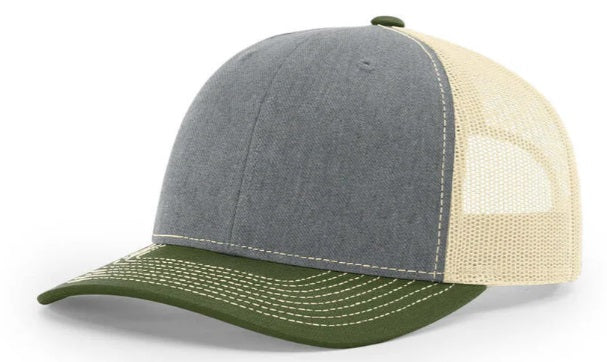 Customized Hats - Richardson 112 with hex leatherette patch