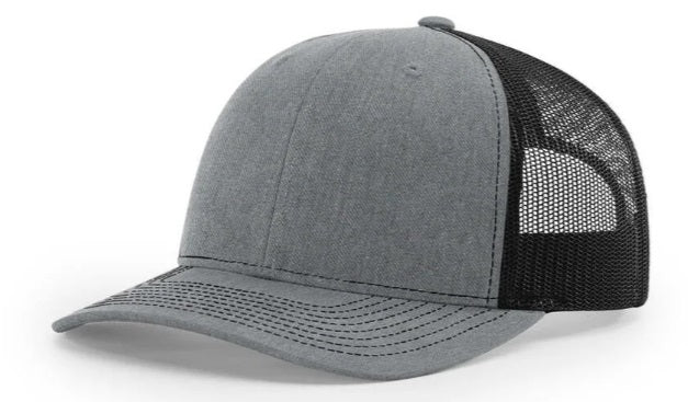 Customized Hats - Richardson 112 with hex leatherette patch