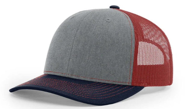 Customized Hats - Richardson 112 with hex leatherette patch