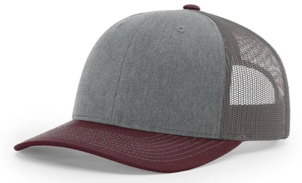 Customized Hats - Richardson 112 with hex leatherette patch