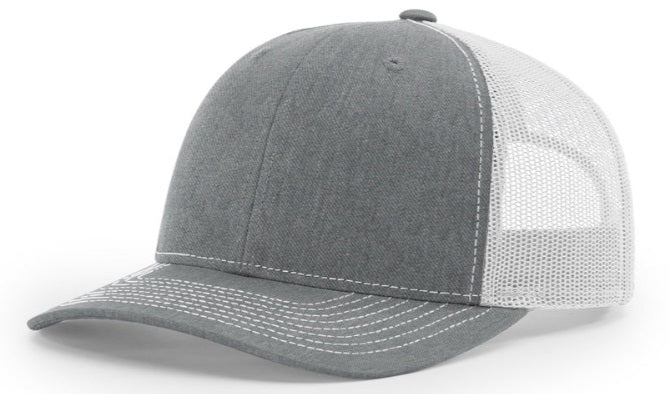 Customized Hats - Richardson 112 with rectangle leatherette patch