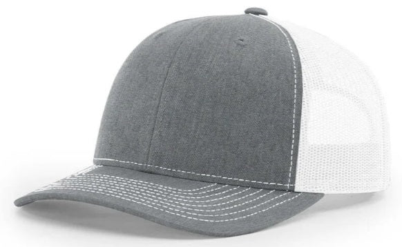 Customized Hats - Richardson 112 with rectangle leatherette patch
