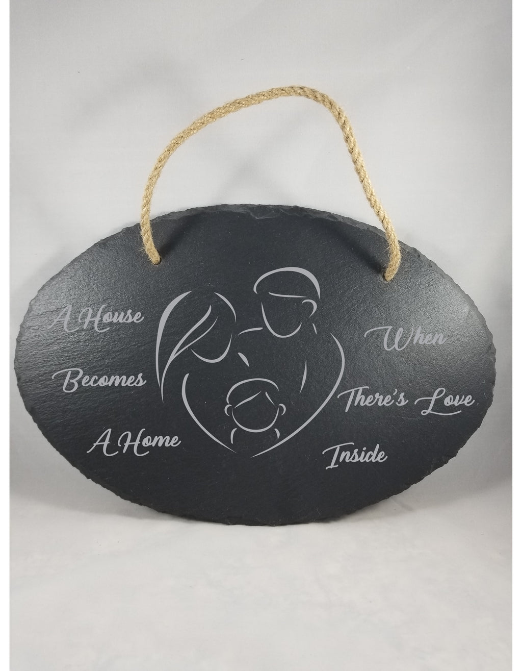 Oval Slate Wall Plaques