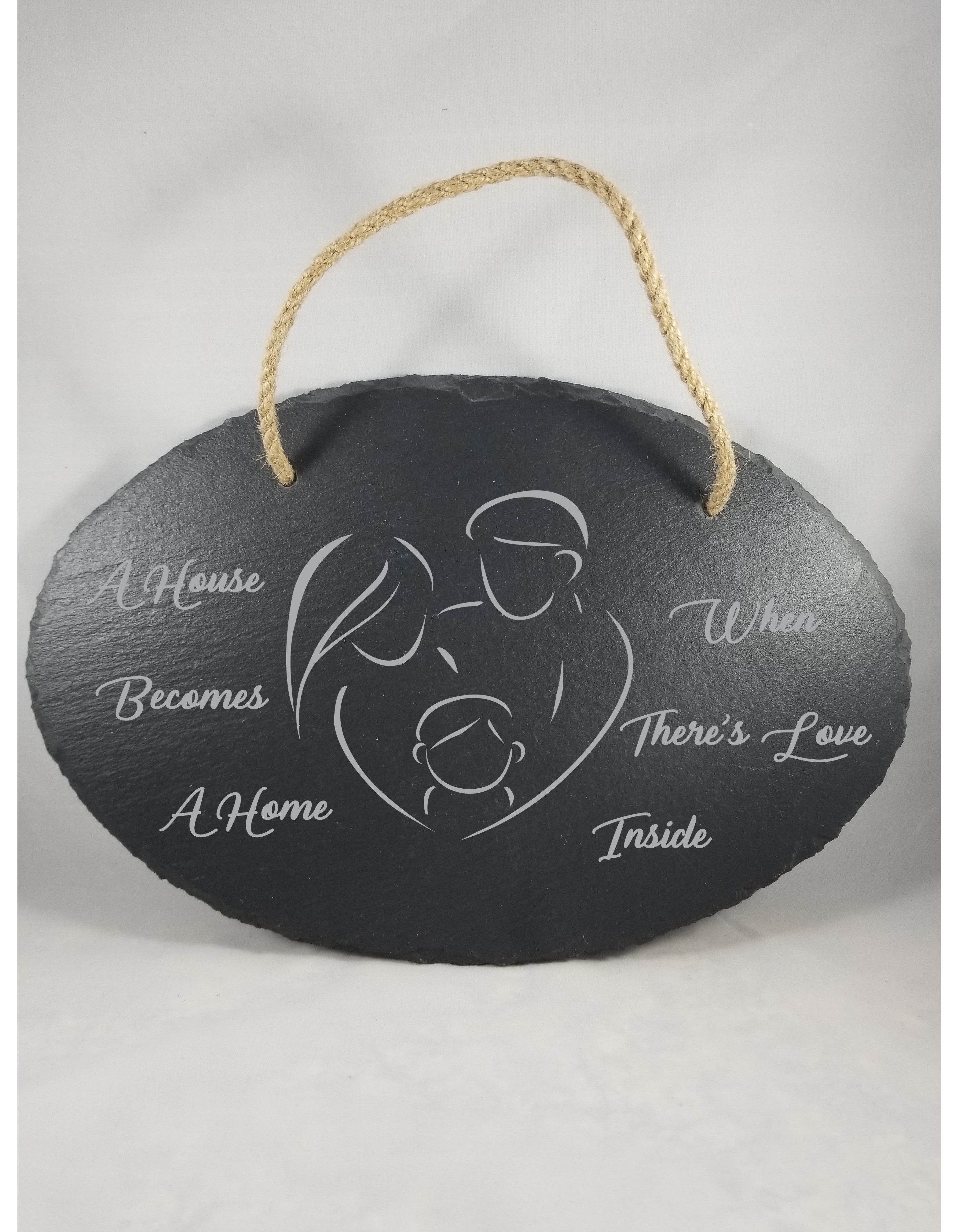 Oval Slate Wall Plaques
