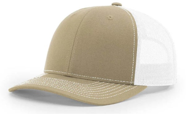 Customized Hats - Richardson 112 with rectangle leatherette patch