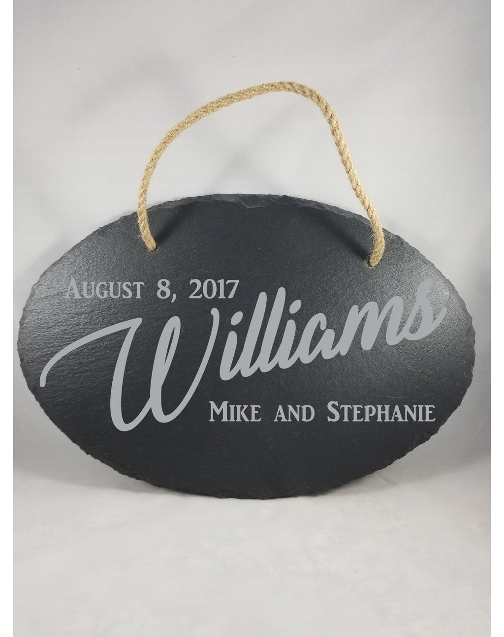 Oval Slate Wall Plaques