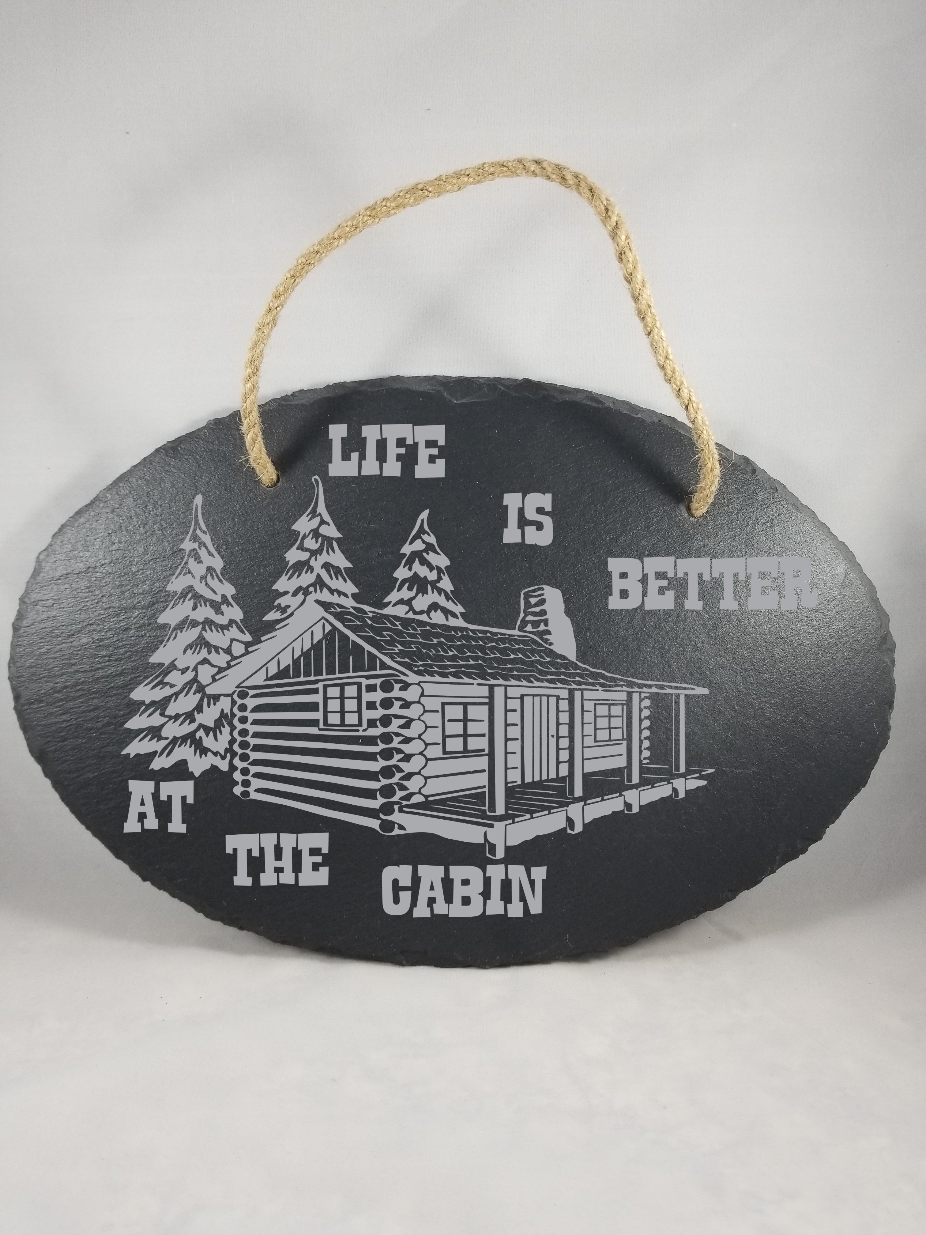 Oval Slate Wall Plaques