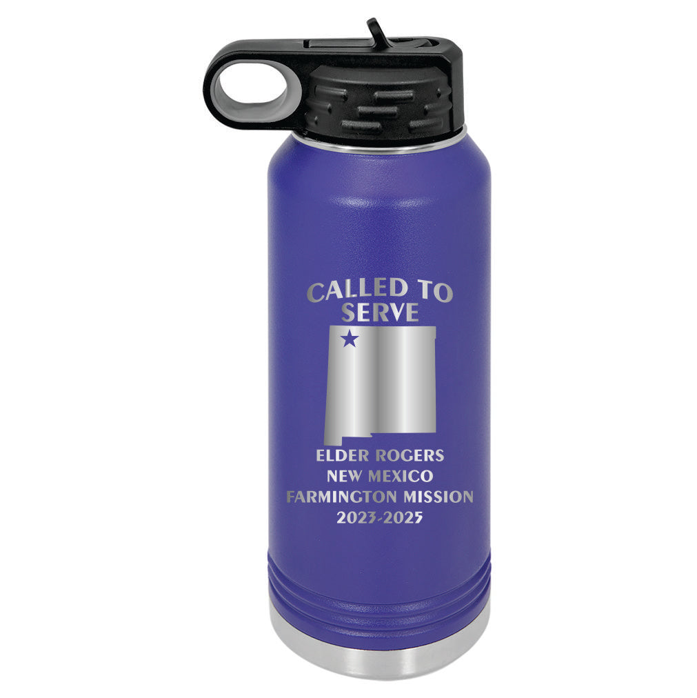 LDS Missionary 32 ounce Water Bottle