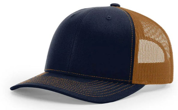 Customized Hats - Richardson 112 with hex leatherette patch