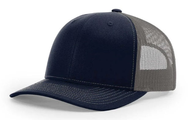 Customized Hats - Richardson 112 with rectangle leatherette patch
