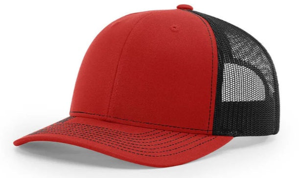 Customized Hats - Richardson 112 with rectangle leatherette patch