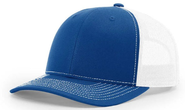 Customized Hats - Richardson 112 with rectangle leatherette patch