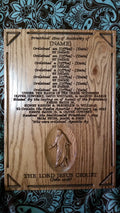 Priesthood Line of Authority Plaque